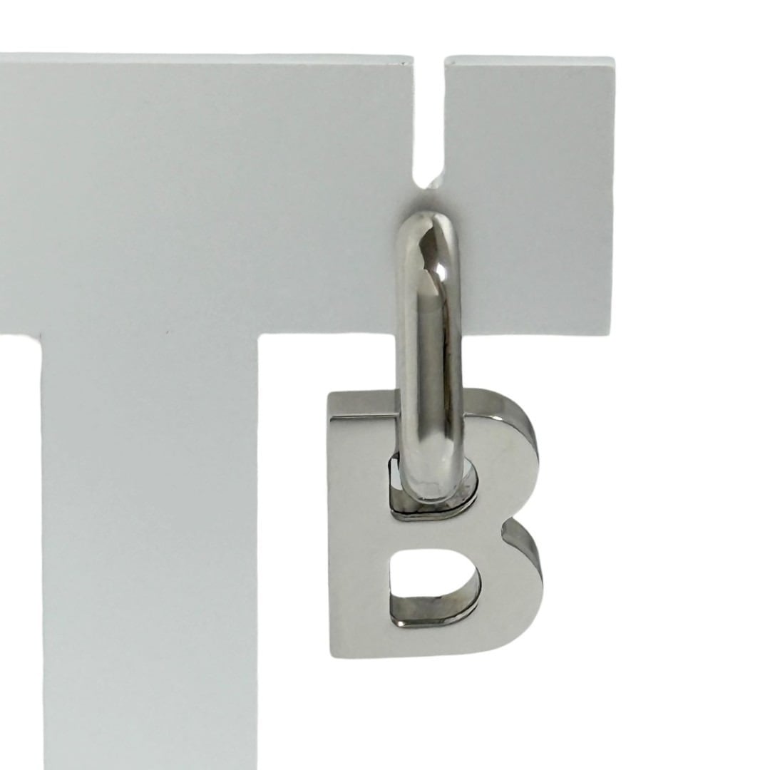 バレンシアガ メンズ レディース ピアス 片耳 1個のみ B チェーン XS