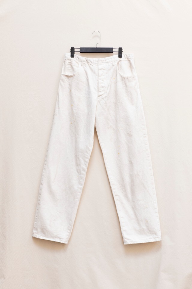 YOKO SAKAMOTO / DENIM STRAIGHT PANTS(FADE WHITE)