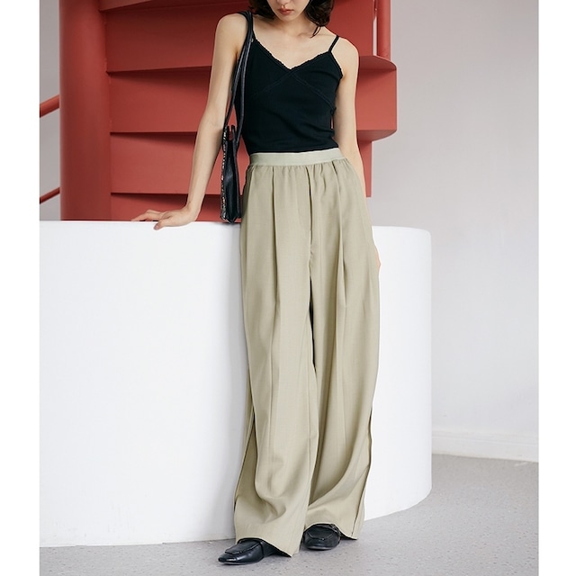 Simple Wide Pants KRE1716