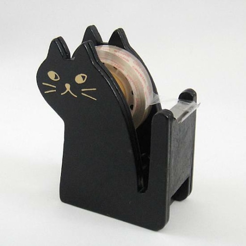 黒猫テープカッター(C-1-021)