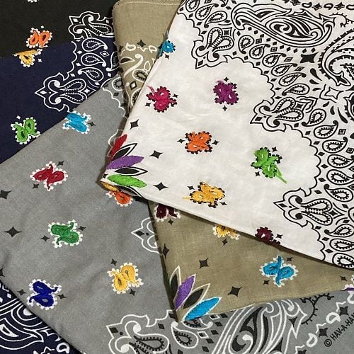OAXACA Hands Stitch Bandana オアハカ メキシコ・オアハカ在住の職人