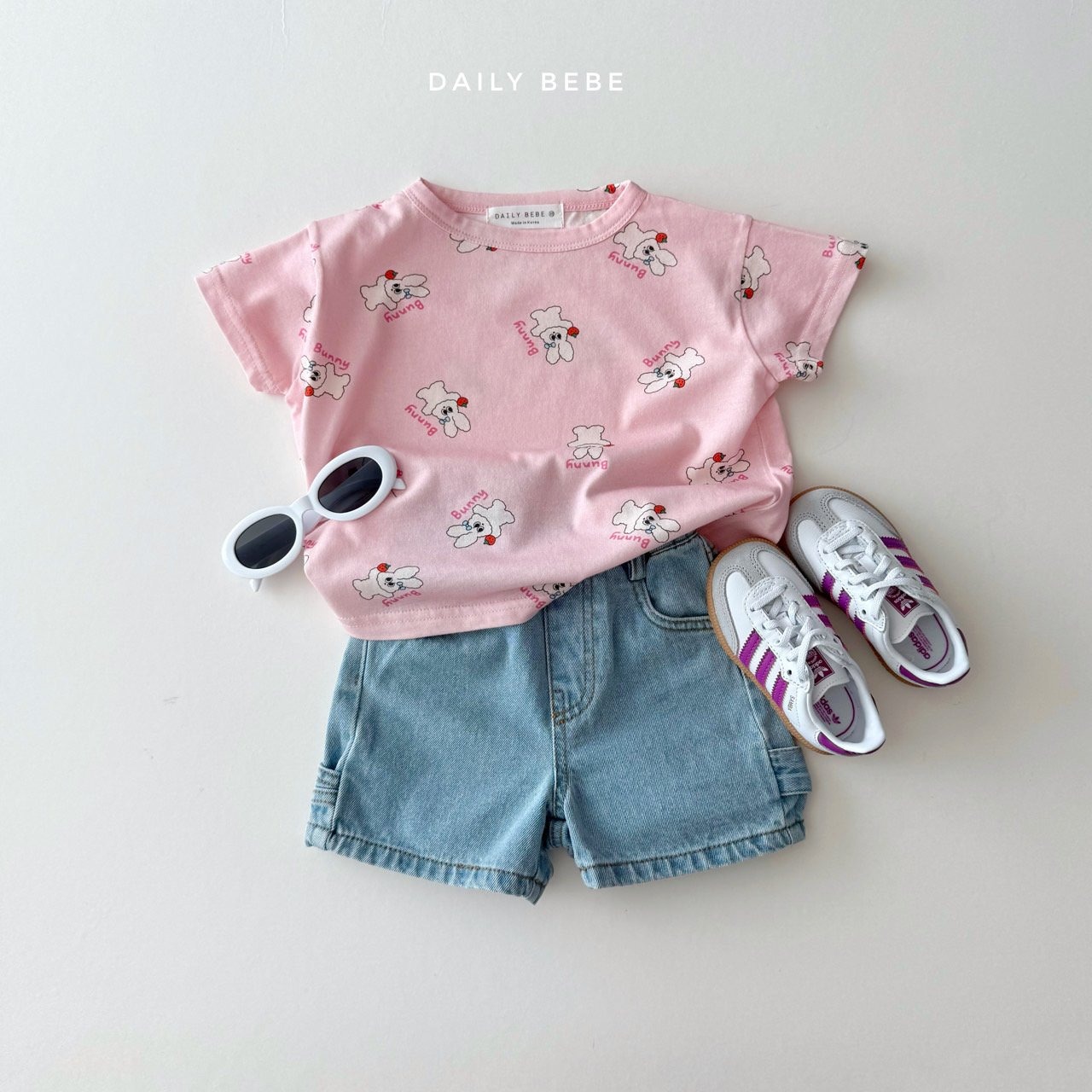 [DAILY BEBE] Goricheong Shorts / [데일리베베] 고리청반바지