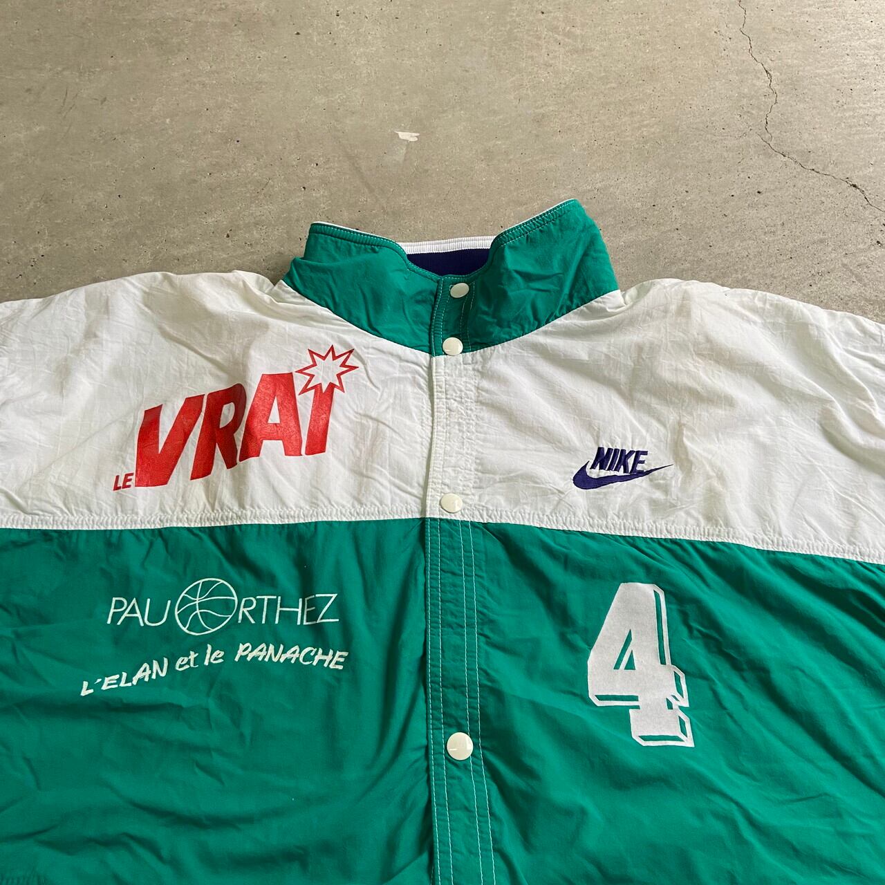 90年代 USA製 NIKE ナイキ PAU ORTHEZ バスケ チームジャンパー ...