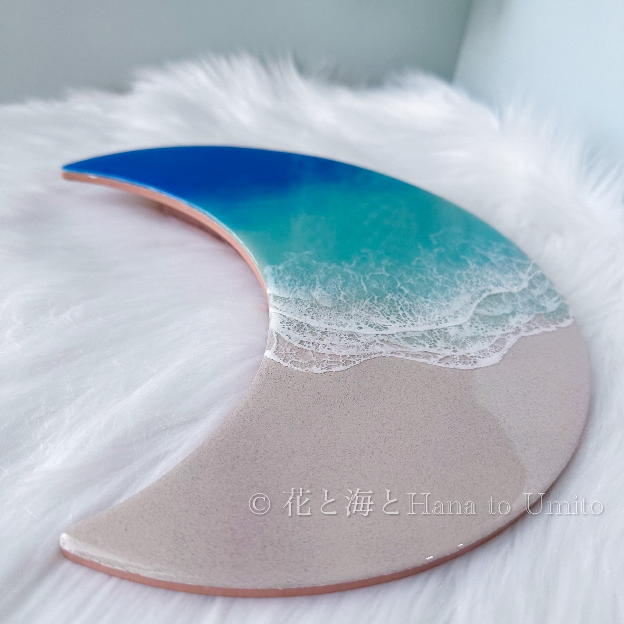 海色ウォールライト（照明・壁飾り）✳︎海レジンアート オーシャン