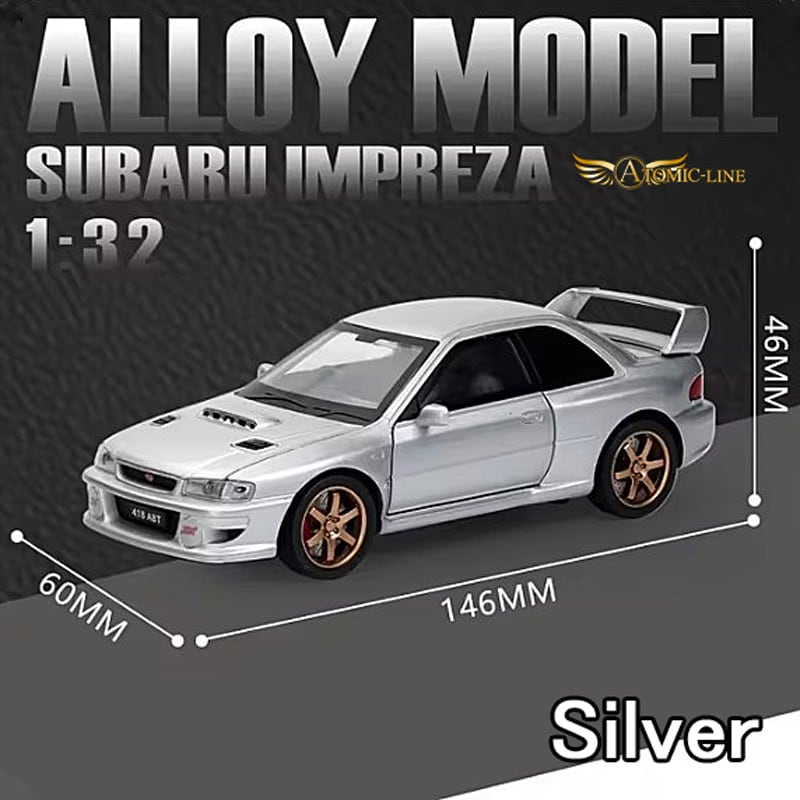 SUBARU インプレッサ STI WRX GC8 1/32 ミニカー 全4色 ライト SUBARU インプレッサ STI WRX GC8 1/32 ミニカー 全4色 ライト