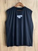 BUDO | WASHI open collar French sleeve | ブラック | ランニング トレイルランニング ウェア ノースリーブ
