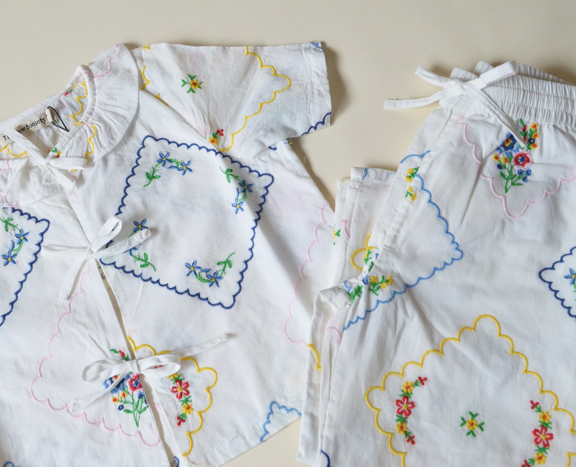 The New Society》Jacinthe Pant - Multicolor Embroidery | racconto