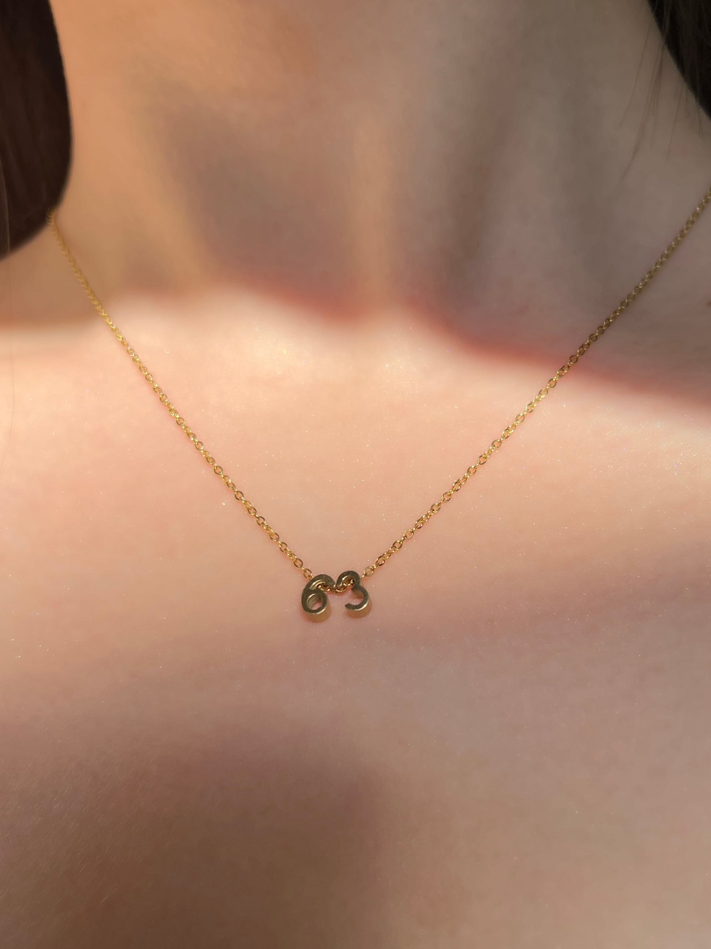 4桁まで】number necklace | Larme.