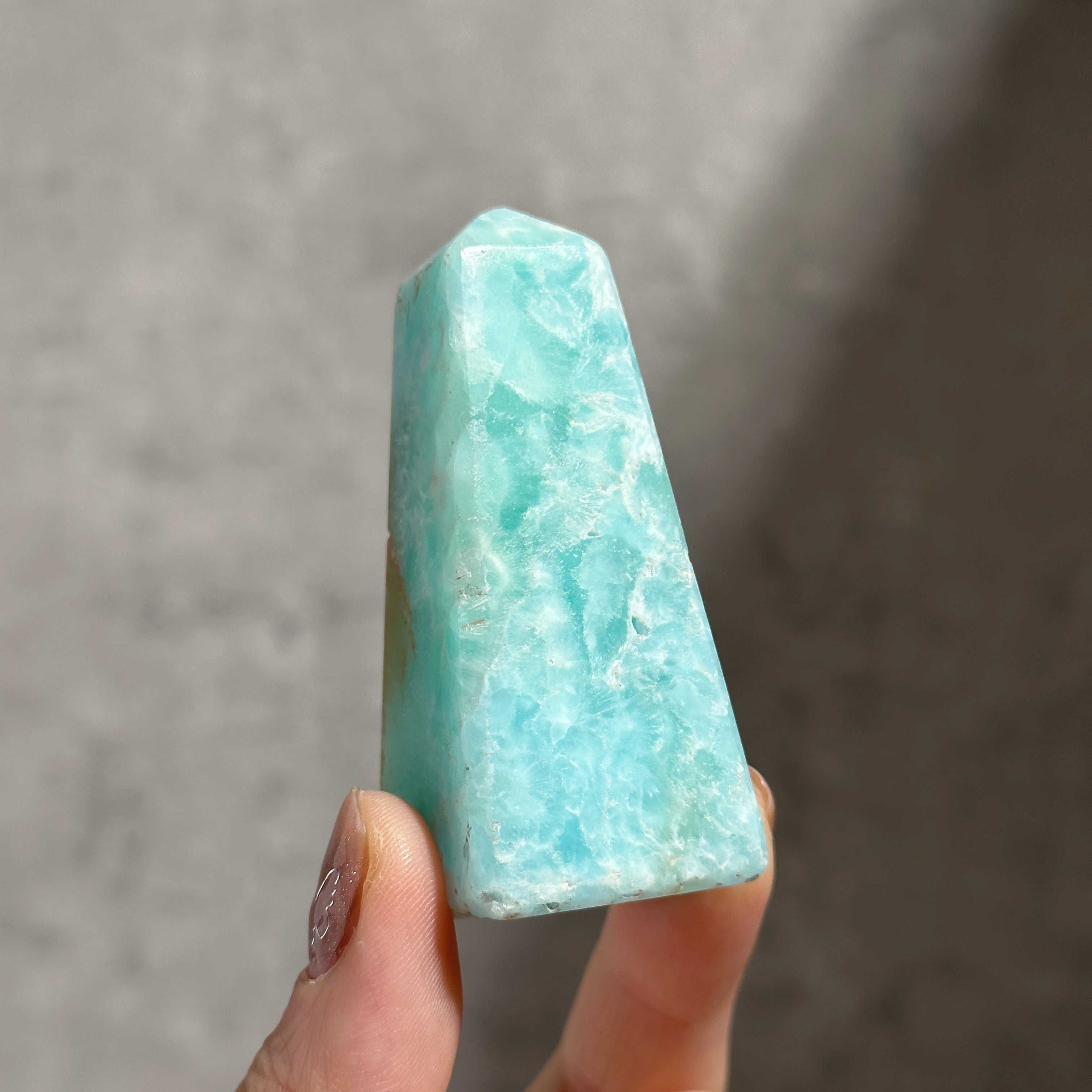 高品質】ブルーアラゴナイト タワー11◇Blue Aragonite◇天然石