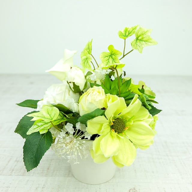 アートフラワーギフト！ 『ドーム型アレンジメントシリーズ』 Sサイズ