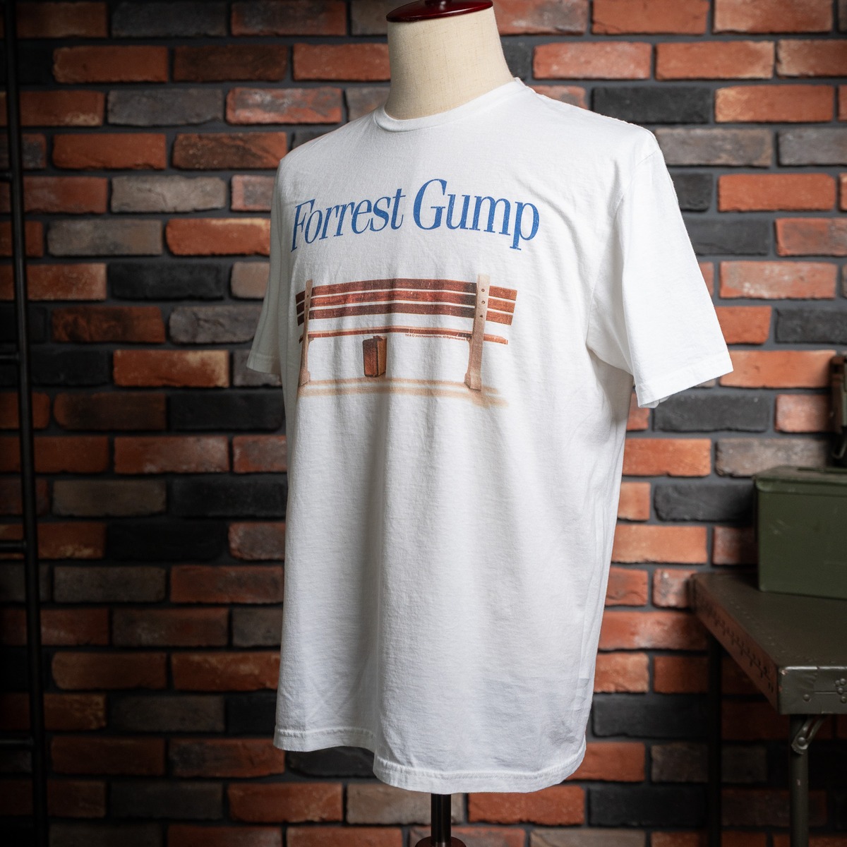 THRIFTY LOOK】Forest Gump TEE 新品 ユーズド加工 L XL オフィシャル 