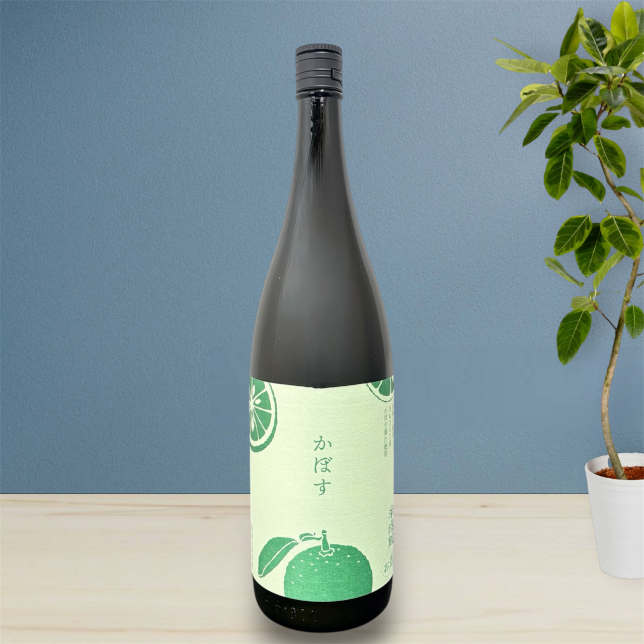 【ソーダ割で】牟禮鶴　かぼすリキュール　無糖　３０度　1.8L　８本セット