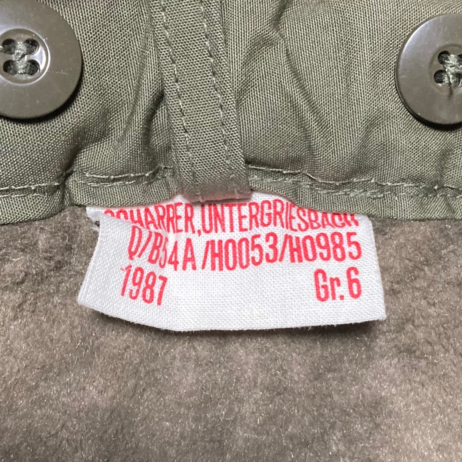 80s ドイツ軍 実物 裏ボア オーバーパンツ ミリタリーパンツ XL Gr6