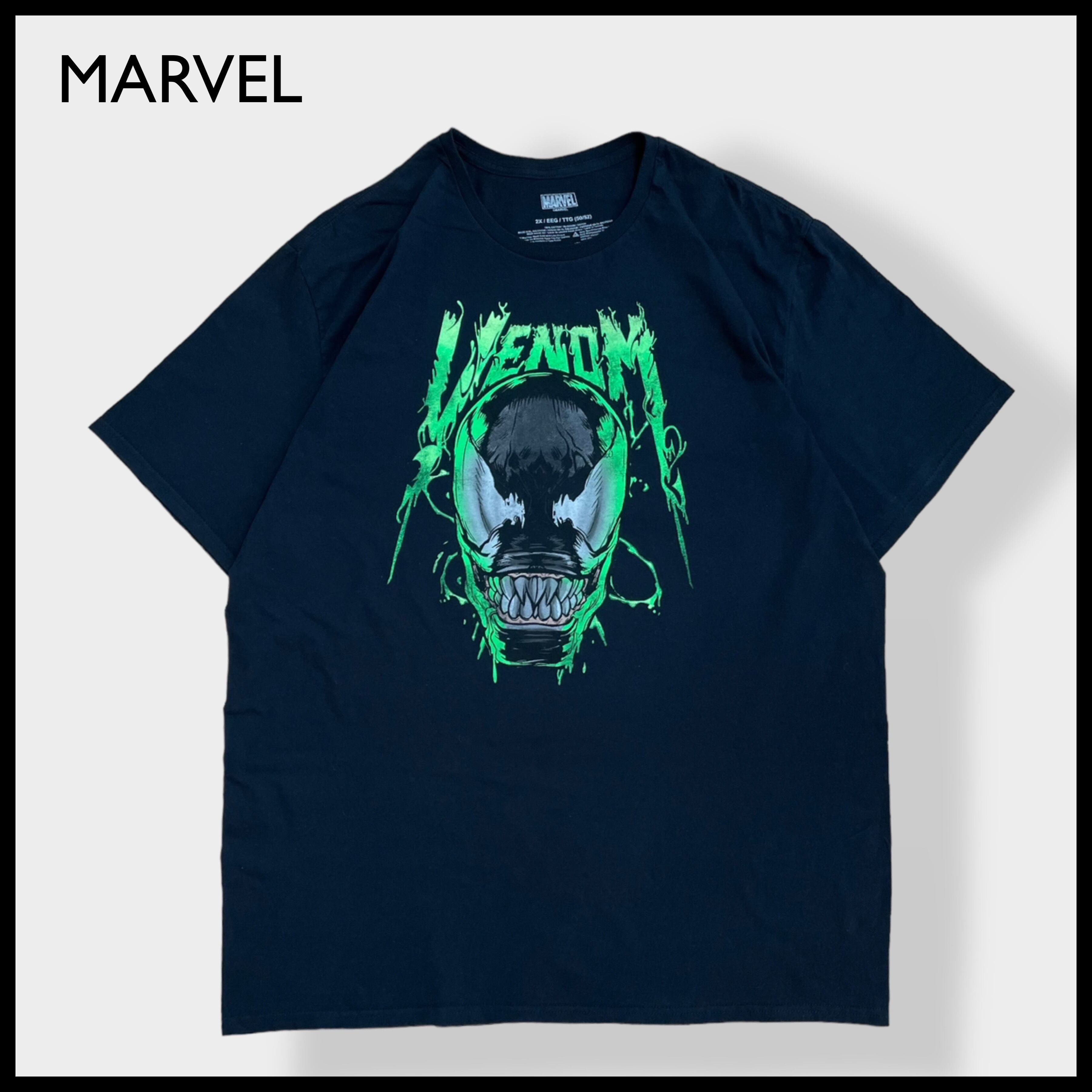 ぱ*！様 00S VENOM ヴェノム Tシャツ ヴィンテージ アメコミ XXL MARVEL（マーベル） ヴェノム Tシャツ VENOM メンズ 半袖 ベノム