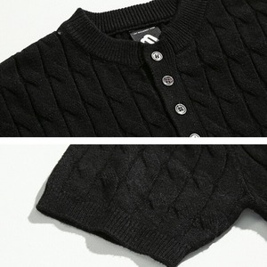 ヘンリーネックニットTシャツ　MT0080441