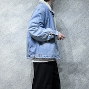 EURO denim boa jacket