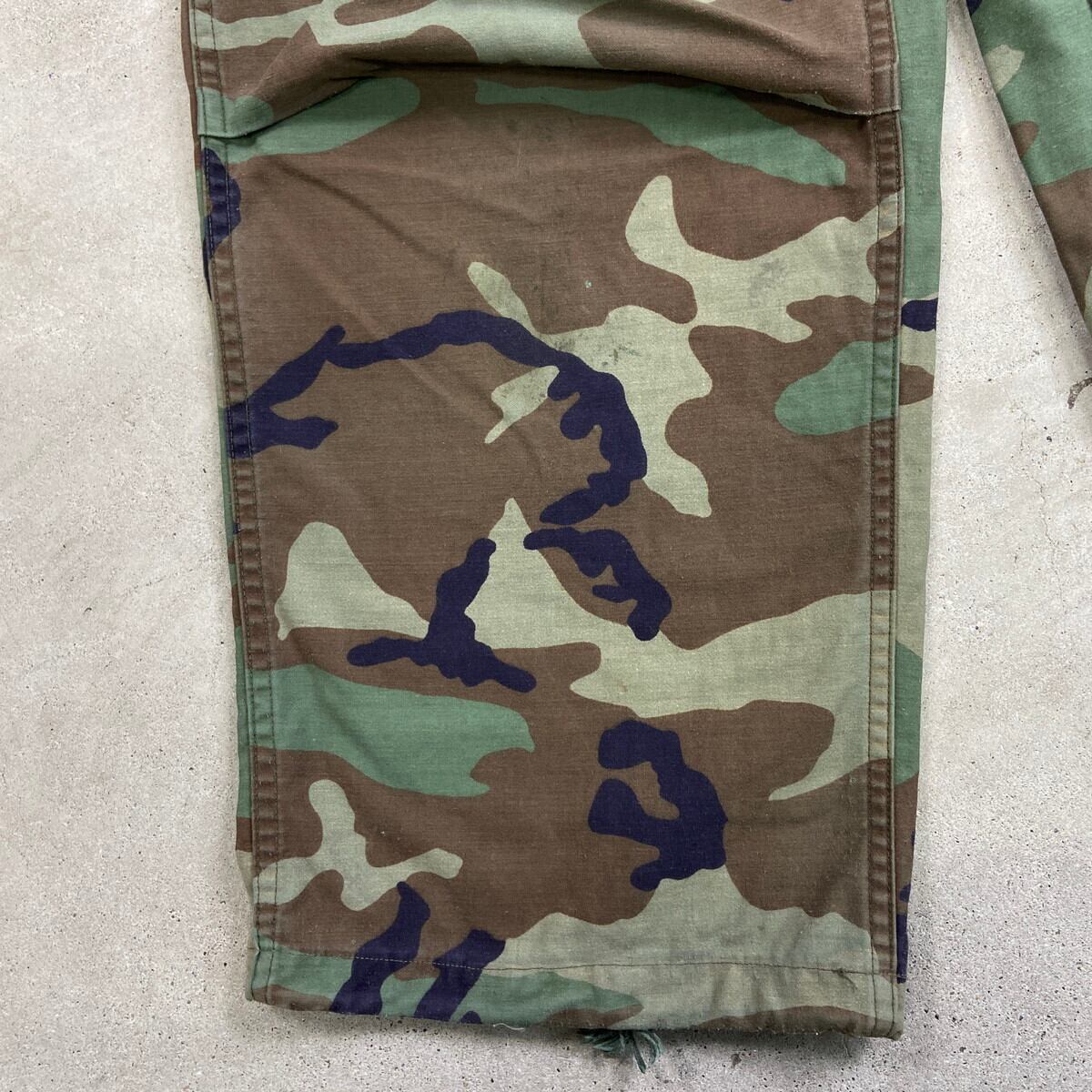 85年納品 U.S.ARMY 米軍実品 M-65 ウッドランドカモ カーゴパンツ