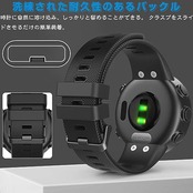 ガーミン用バンドループ Garmin交換用ベルトバックル ファスナーリング 内径 20mm 10個セット 交換用ファスナーリング ファスナーリングホルダー交換品修理用 リストバンド リストバンド シリコン製 セキュリティループ 四角ブロック形突起付き （ブラック）