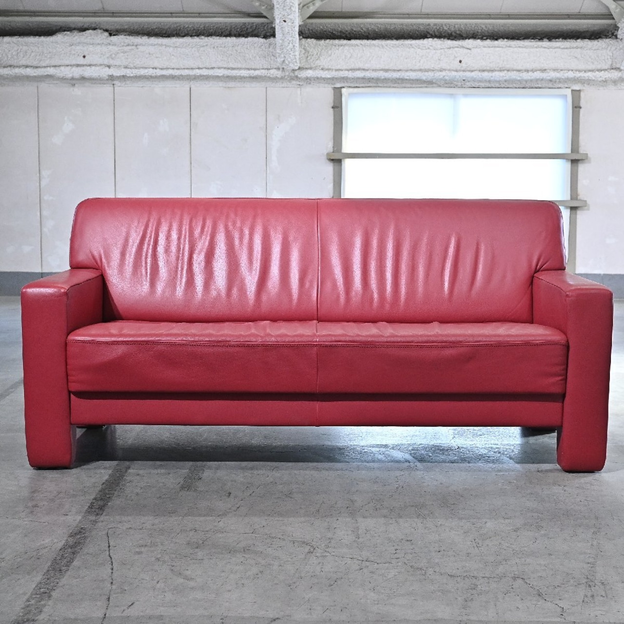 最高級 スイス de sede 2.5人掛けソファ A 本革 ラブ リビング モダン デセデ ラウンジ 店舗 シアタールーム