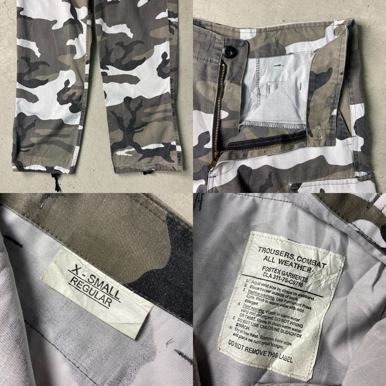 00年代 民間品 カーゴパンツ シティーカモ 迷彩 BDU ミリタリーパンツ 
