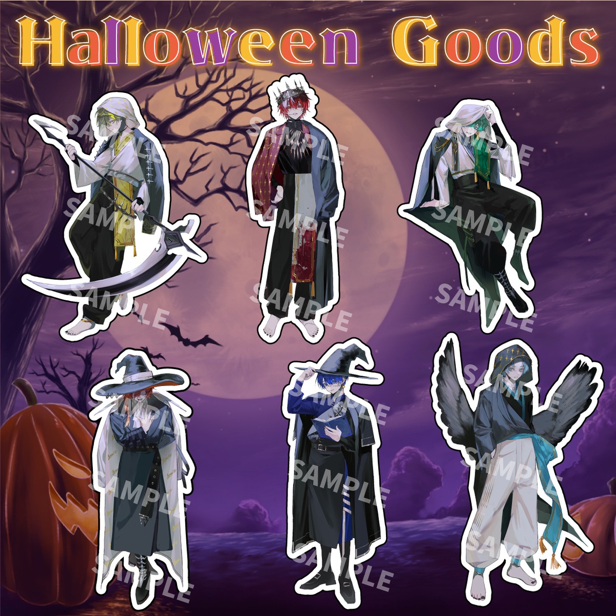 ハロウィン限定アクリルスタンド（全6種） | Midnight6 ONLINE STORE