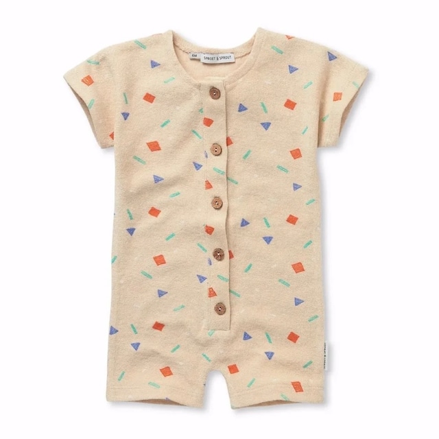 SPROET&SPROUT Romper Terry Sprinkle【18M】Sesame