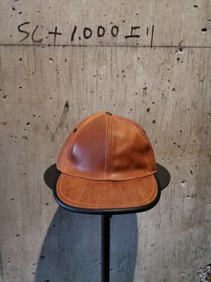 All Leather Vintage 6panel Cap