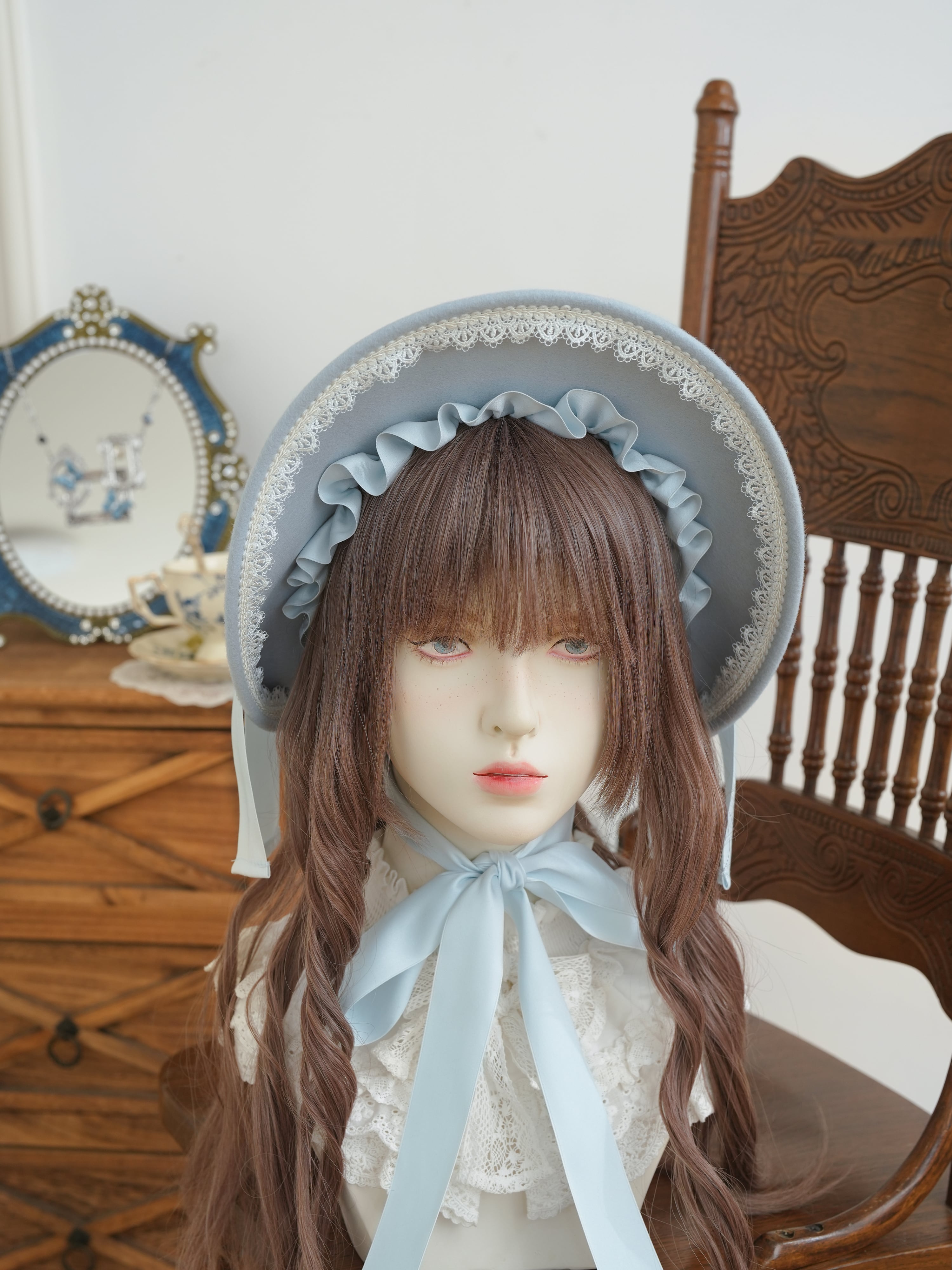 真珠の貴婦人 ボンネットハット ソフトカラー | HoshibakoWorks