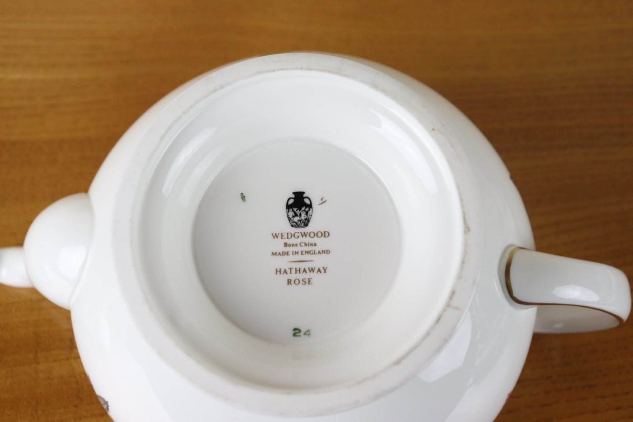 ウェッジウッド ハザウェイローズ ポット ヴィンテージ WEDGWOOD バラ