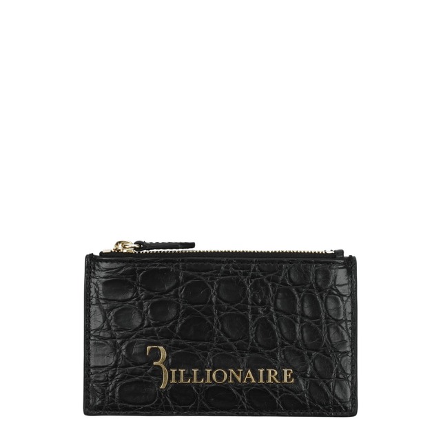 【新品】BILLIONAIRE ビリオネア メンズ ドキュメントケース カイマンクロコダイル ブラック IAAAMVG0392BLE037C0216