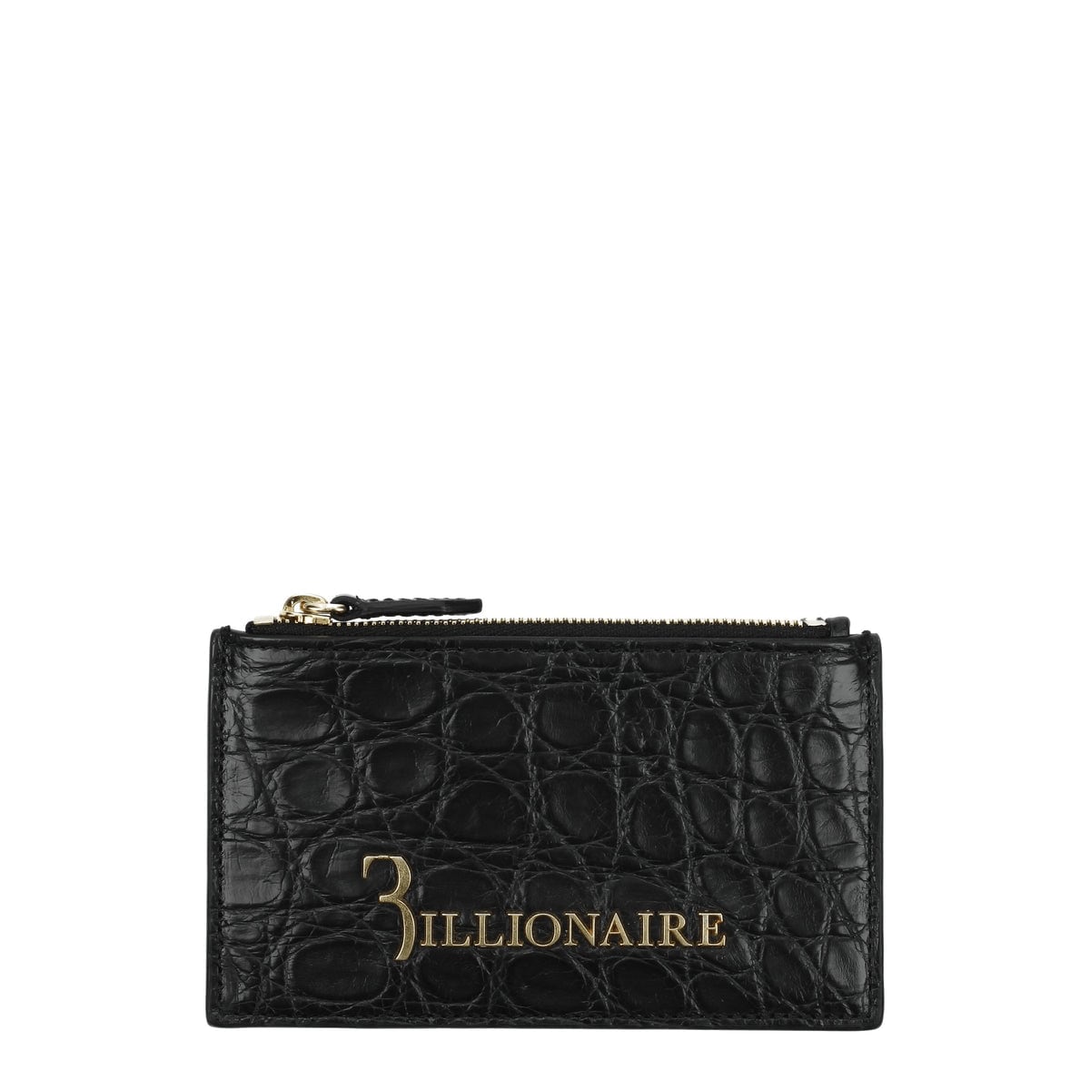 【新品】BILLIONAIRE ビリオネア メンズ ドキュメントケース カイマンクロコダイル ブラック IAAAMVG0392BLE037C0216
