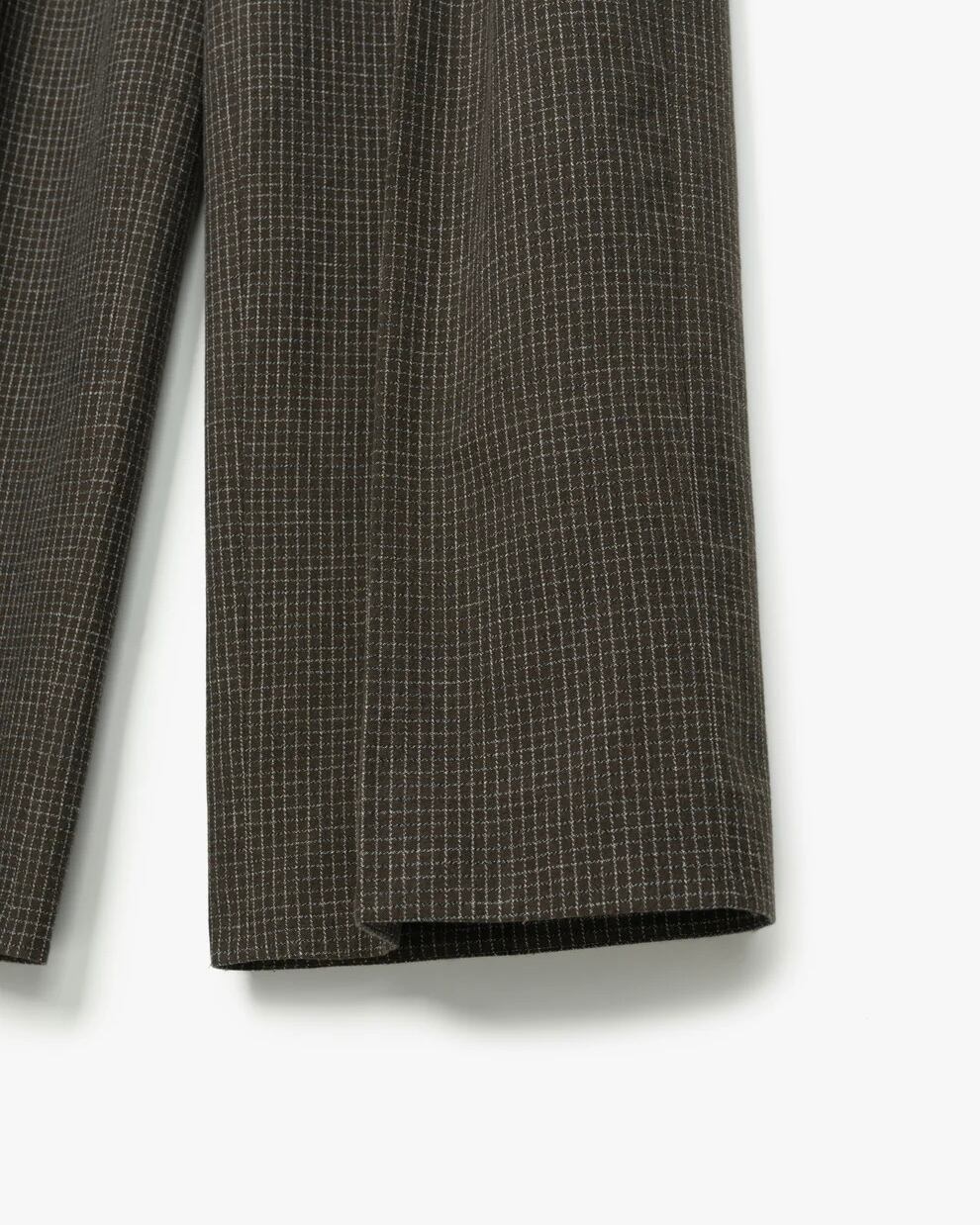 pet-tree-kor【FROST PANTS -Brown check-】 | nnuudd