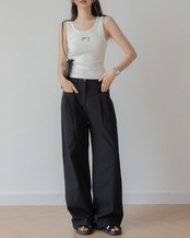 Straight wide leg Pants T20054