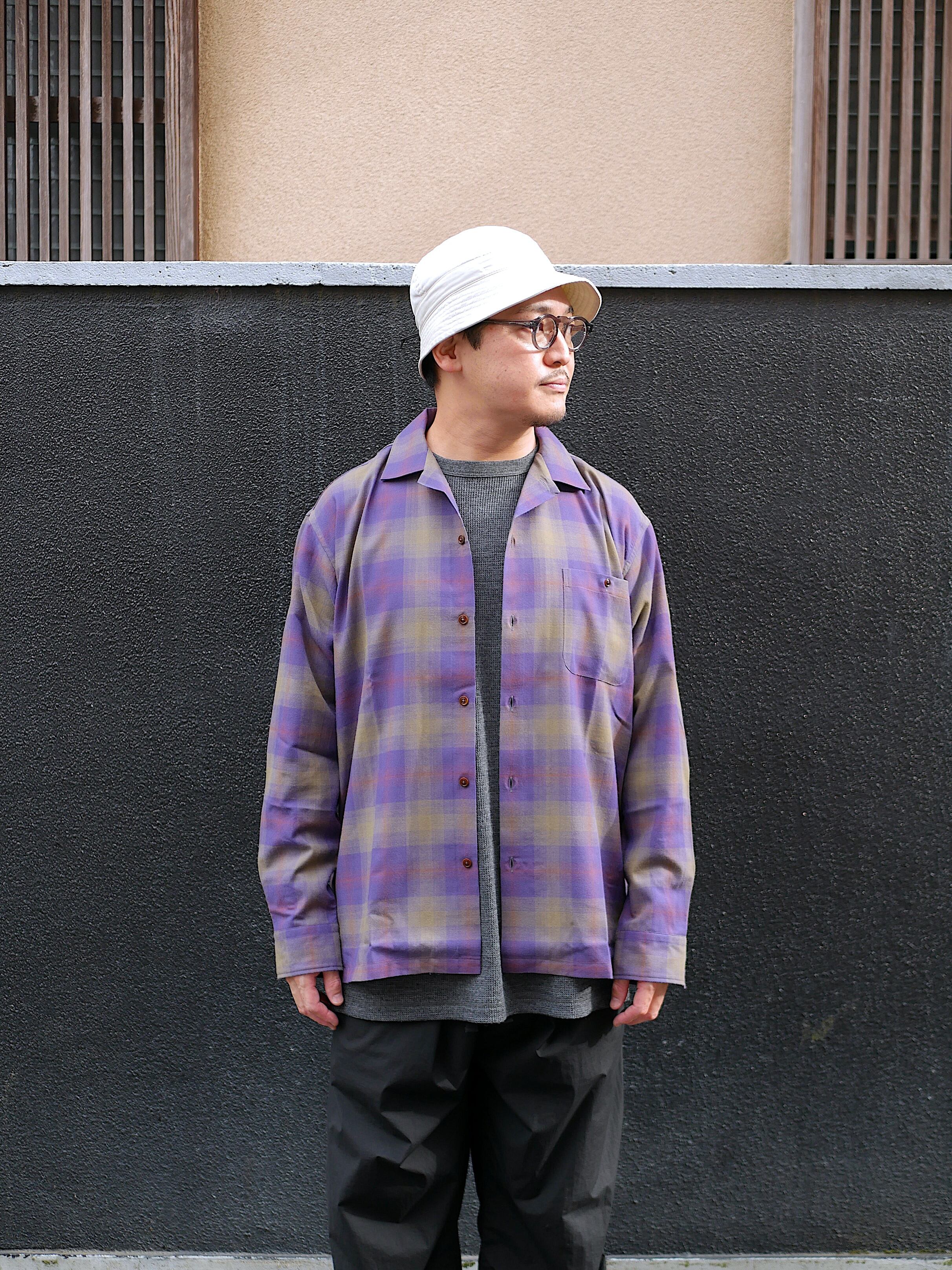 BROWN by 2-tacs / OPEN COLLAR (L/S) | st. valley house - セント
