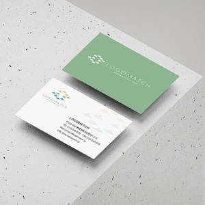 多角的な視点の風景のロゴ