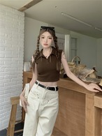 アーバンシック・ノースリーブポロ UH00013