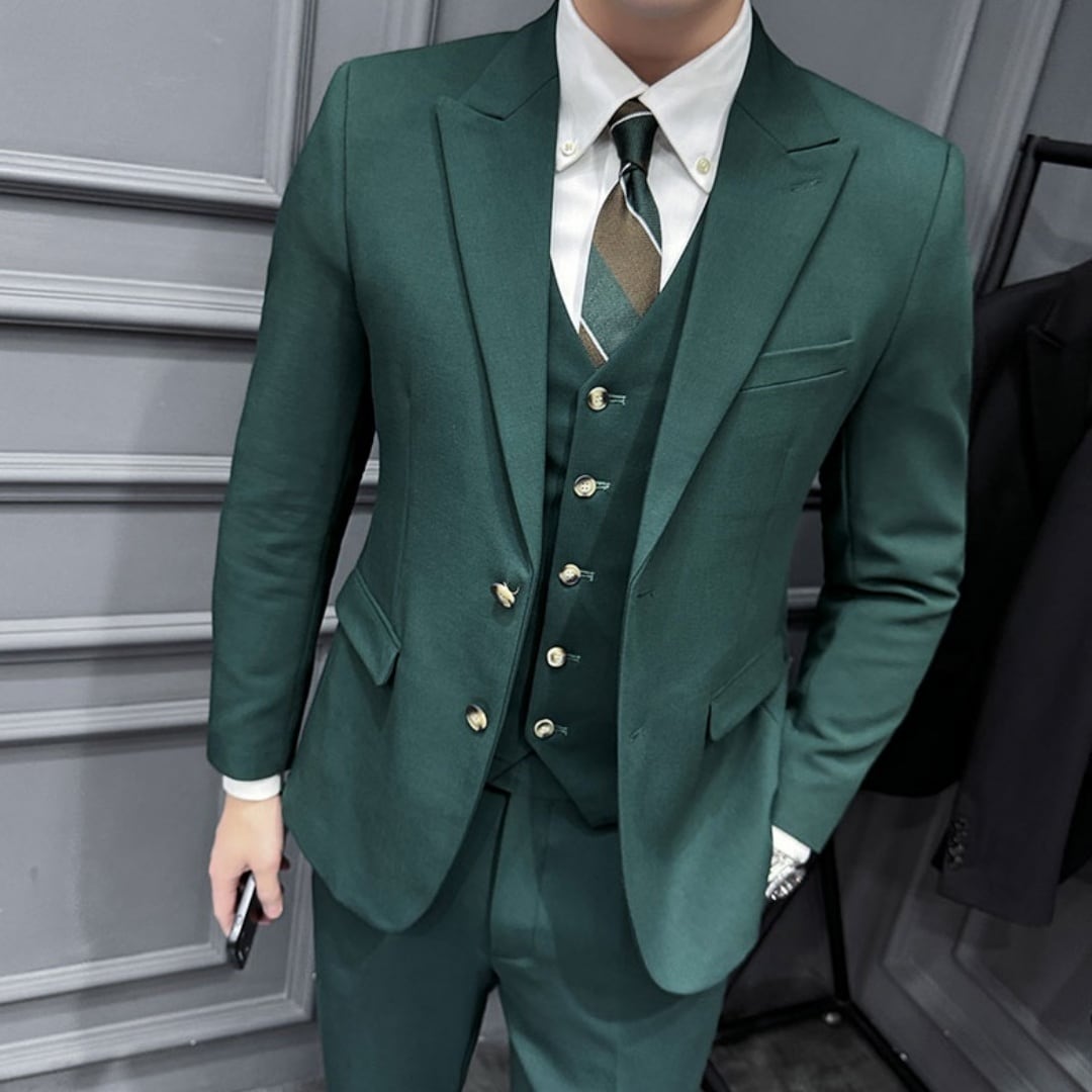 スタンダード カジュアルスーツ スリーピース 4カラー A2401 | Pay ID