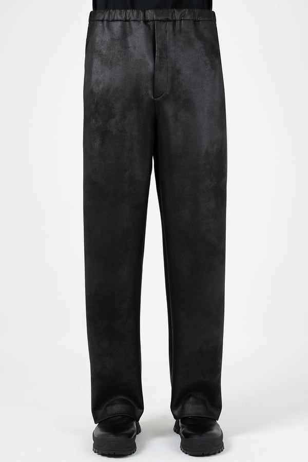 LAD MUSICIAN【ラッドミュージシャン】STRETCH FAUX LEATHER JERSEY