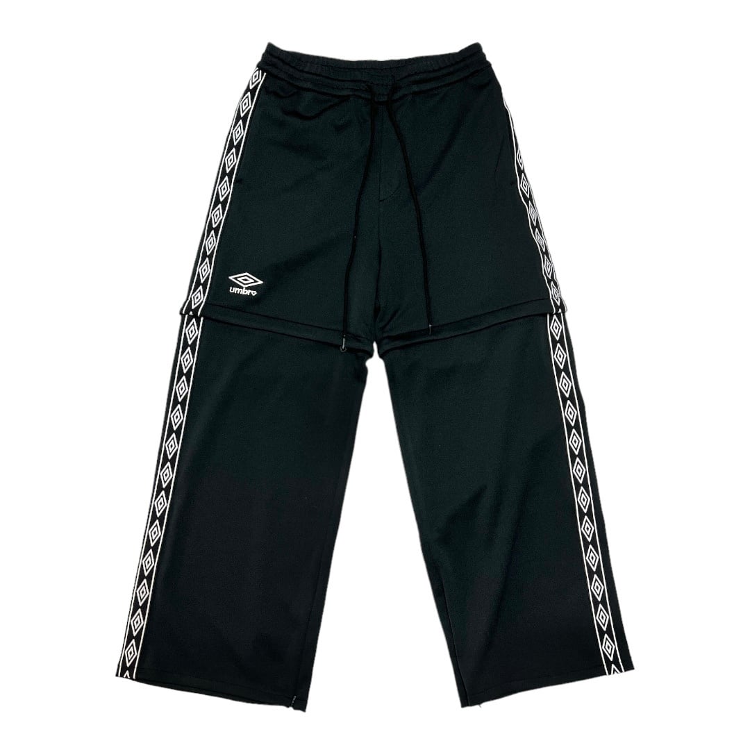 ダークブラウン 茶色 BASICKS × UMBRO 2WAY Track Trouser L 新品