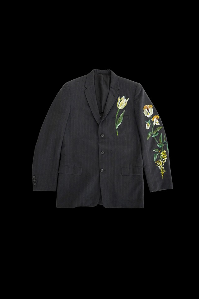 vintage tailored jacket stripe on tulip