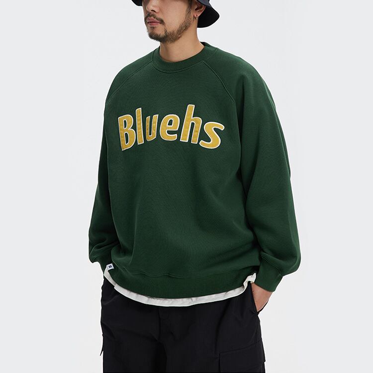 ★LETTER PRINT ROUND NECK SWEATER　　　A0409