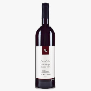 OcciGabi vin rouge  demi-sec ( オチガビ・ヴァン・ルージュ・ドゥミ・セック) 750ml