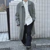 GEGRGE fake suede shirt cream