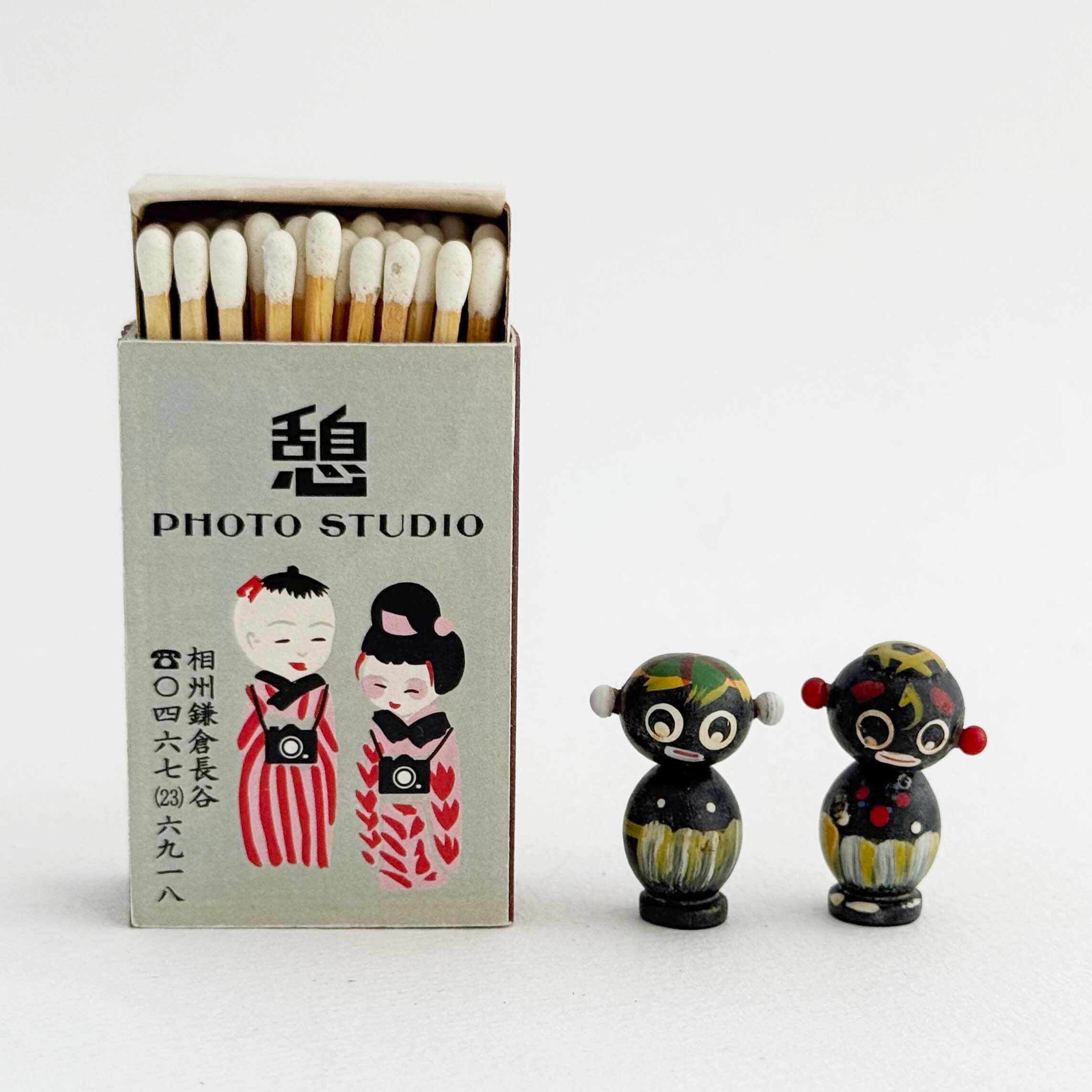 南国先住民こけしペア（3cm）