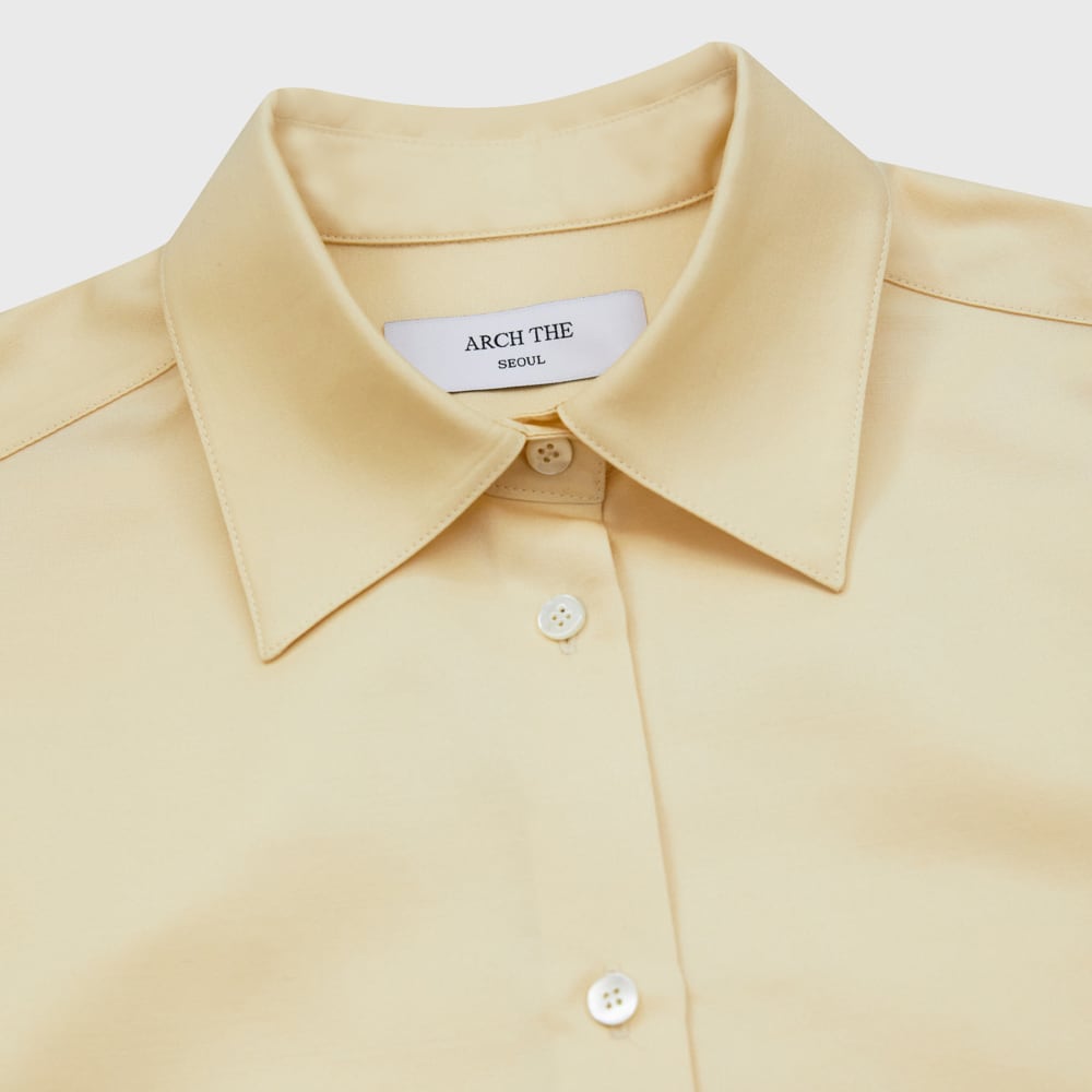 ARCH THE WOOL SILK SHIRT CREAM | SAKAN LES YEUX