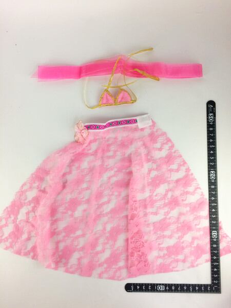 ドール服 1/6 女性用27 Phicen向け ピンクドレス SL3110 VIMI - 画像2