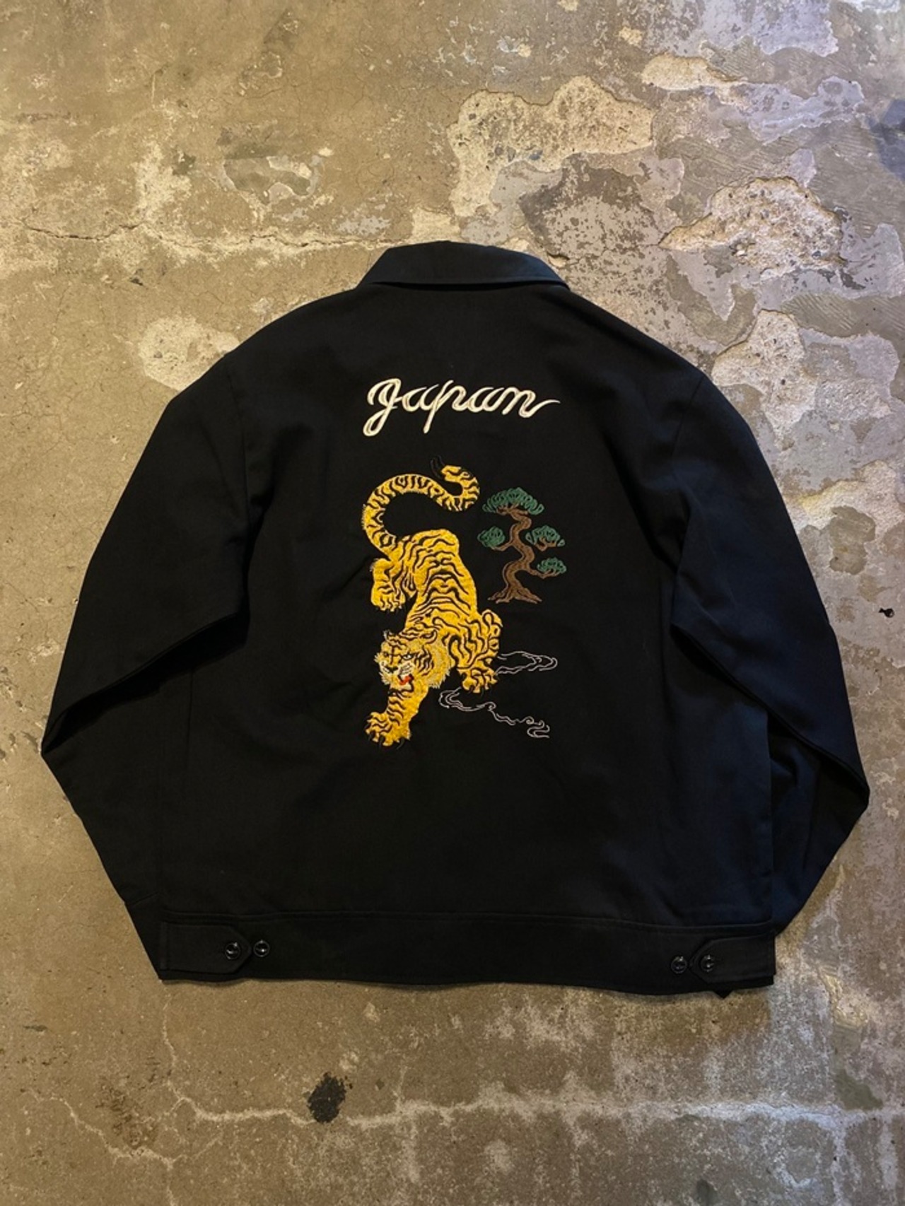 ALCARZA / SPORTS JACKET / 虎盆栽 刺繍 / ドリズラージャケット - 1