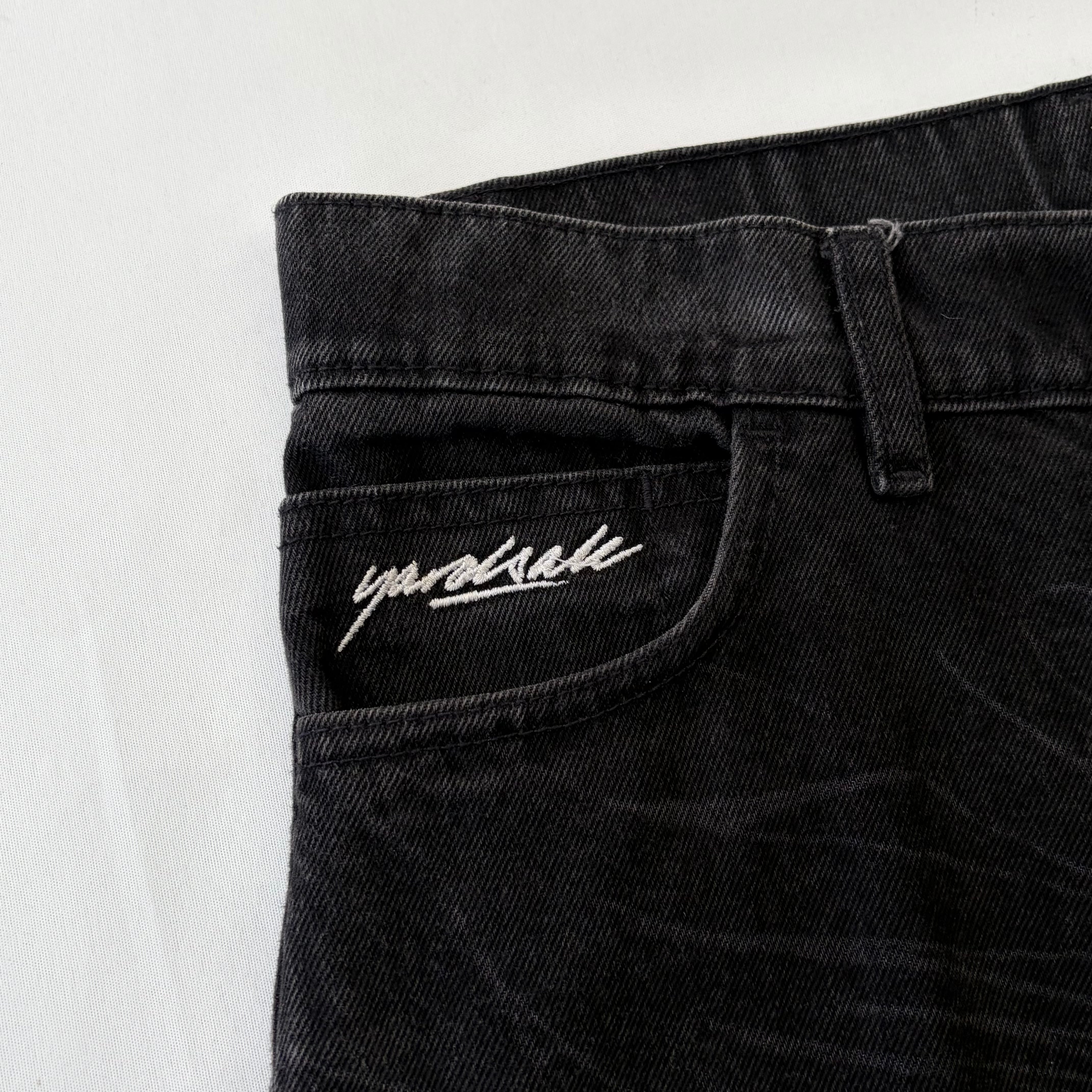 Yardsale デニムショートパンツ メンズ M ブラック ヤードセール 古着