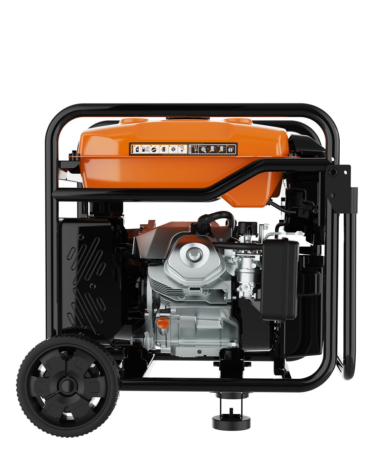 インバーター発電機 オープン型ガソリン発電機 単相100V⁄200V 単 定格 