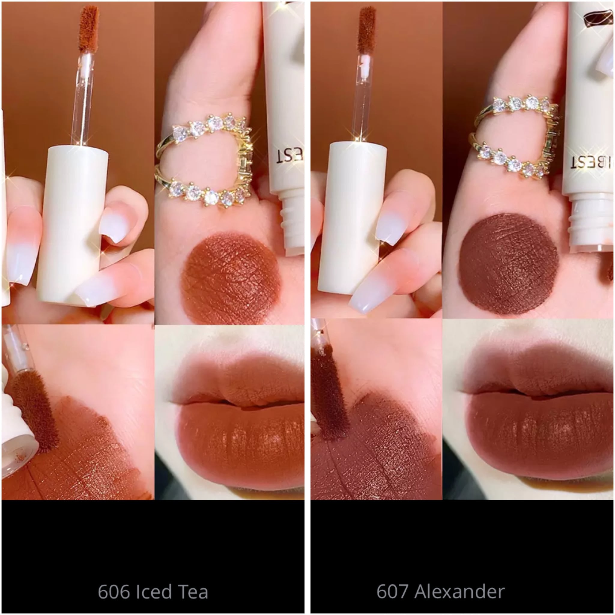 ヌードカラー マット チョコレートリップ リップ マットリップ